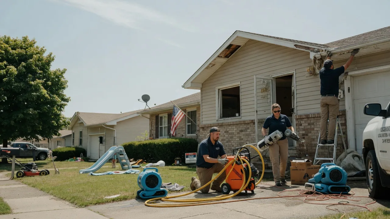 Water Damage Restoration in Pershing, IN near me